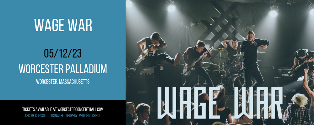 Wage War at Worcester Palladium tickets Wage War at Worcester Palladium