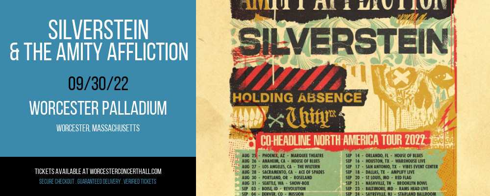 Silverstein & The Amity Affliction at Worcester Palladium
