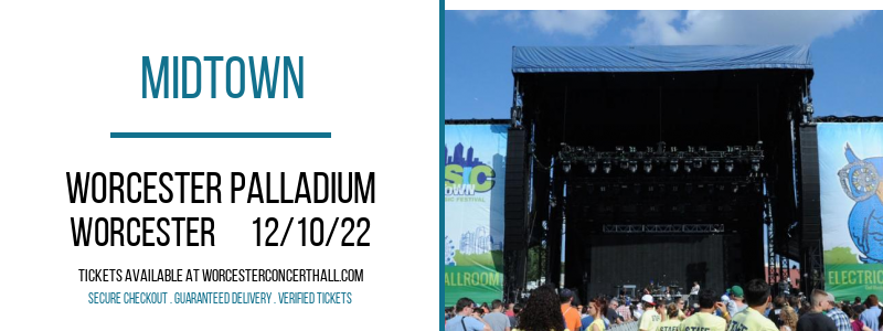 Midtown at Worcester Palladium tickets Midtown at Worcester Palladium