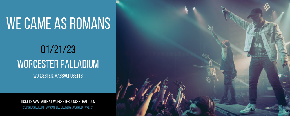 We Came As Romans at Worcester Palladium tickets We Came As Romans at Worcester Palladium
