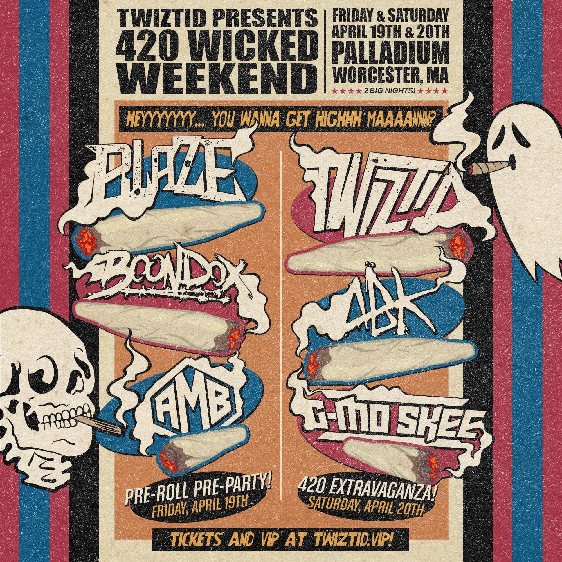 420 Wicked Weekend: Twiztid & Blaze – 2 Day Pass